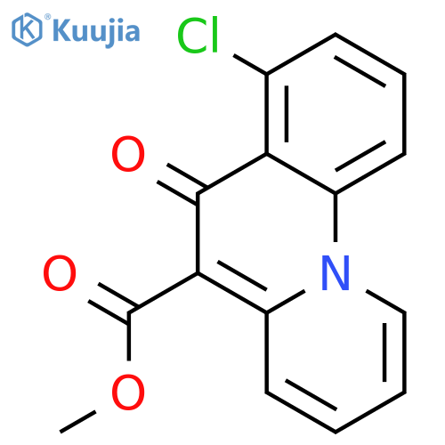 6H-Benzo[c]quinolizine-5-carboxylic acid, 7-chloro-6-oxo-, methyl ester structure