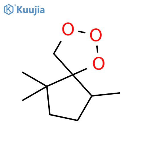 1,2,3-Trioxaspiro[4.4]nonane, 6,6,9-trimethyl- structure