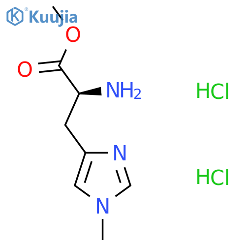methyl (2S)-2-amino-3-(1-methyl-1H-imidazol-4-yl)propanoate dihydrochloride structure