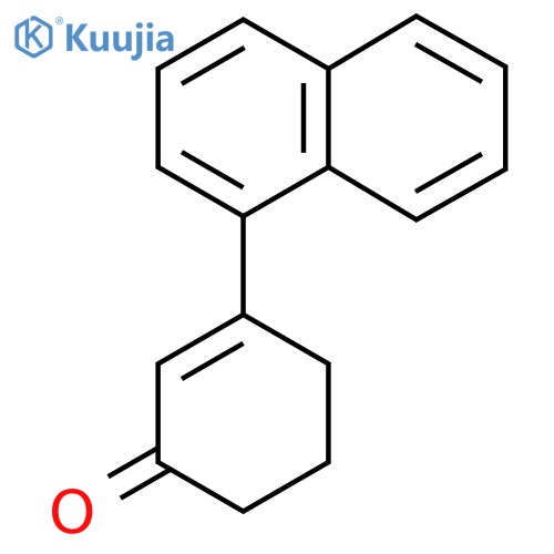 2-Cyclohexen-1-one, 3-(1-naphthyl)- structure