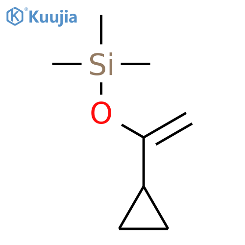 1-CYCLOPROPYL-1-(TRIMETHYLSILYLOXY)-ETHY LENE, 98 structure