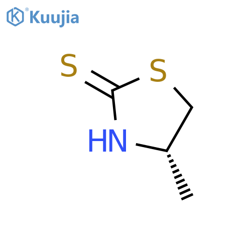 2-Thiazolidinethione, 4-methyl-, (S)- structure