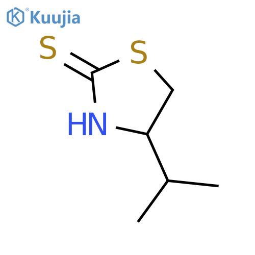 (S)-4-Isopropyl-1,3-thiazolidine-2-thione structure