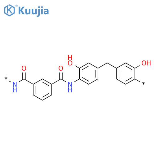 Poly[iminocarbonyl-1,3-phenylenecarbonylimino(2-hydroxy-1,4-phenylene)methylene(3-hydroxy-1,4-phenylene)] structure