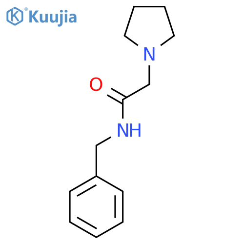 1-Pyrrolidineacetamide, N-(phenylmethyl)- structure