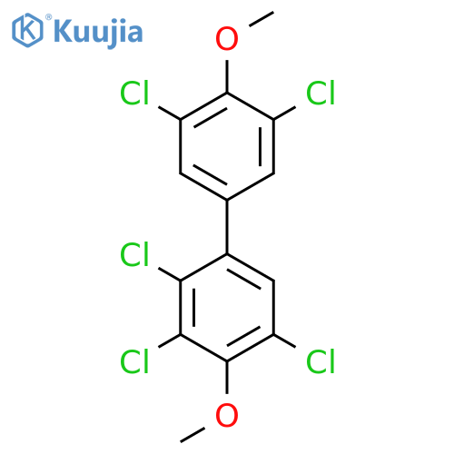 1,1'-Biphenyl, 2,3,3',5,5'-pentachloro-4,4'-dimethoxy- structure