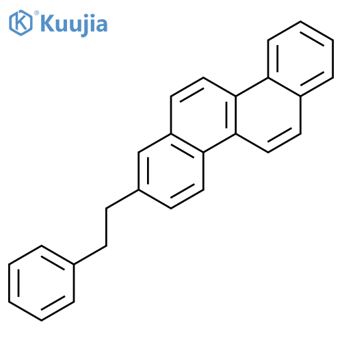 Chrysene, 2-(2-phenylethyl)- structure
