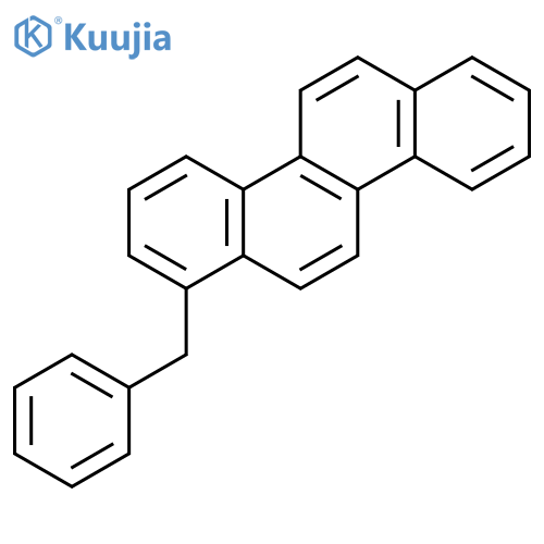 Chrysene, 1-(phenylmethyl)- structure