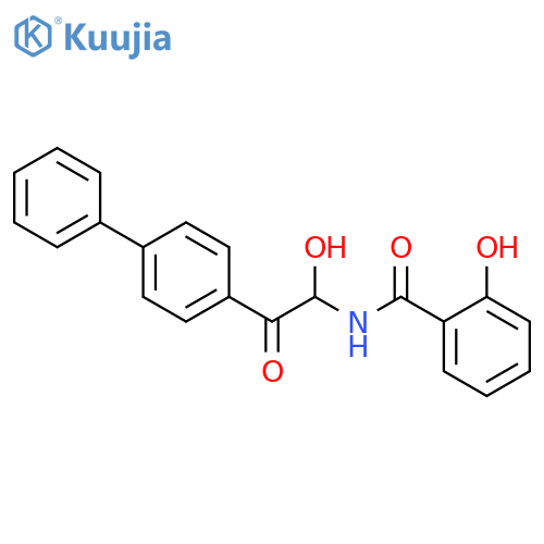 Benzamide,N-(2-[1,1'-biphenyl]-4-yl-1-hydroxy-2-oxoethyl)-2-hydroxy- structure