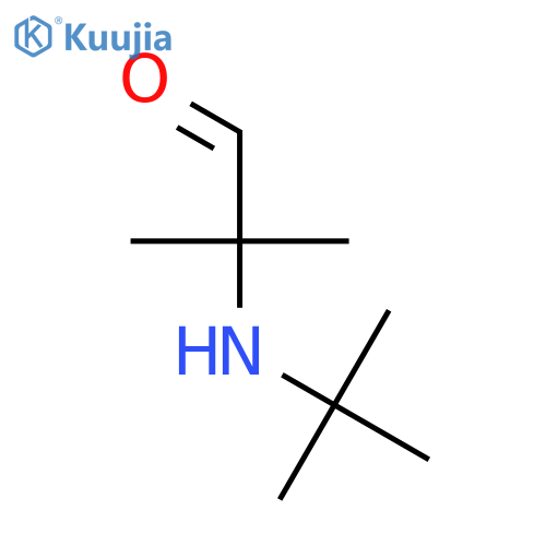 PROPANAL, 2-[(1,1-DIMETHYLETHYL)AMINO]-2-METHYL- structure