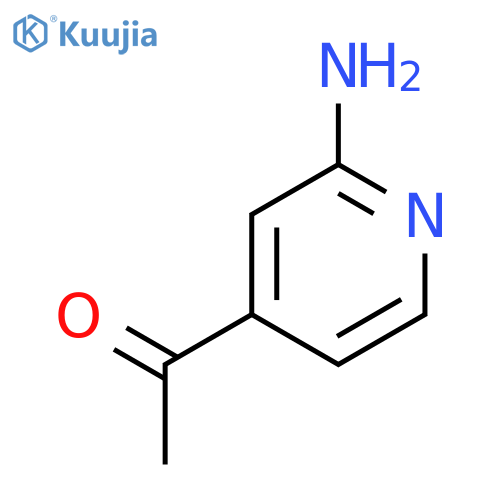 1-(2-Aminopyridin-4-yl)ethanone structure