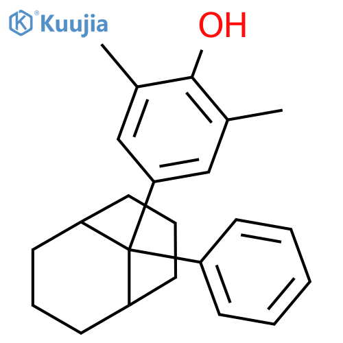 Phenol, 2,6-dimethyl-4-(9-phenylbicyclo[3.3.1]non-9-yl)- structure