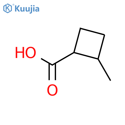 2-methylcyclobutane-1-carboxylic acid structure