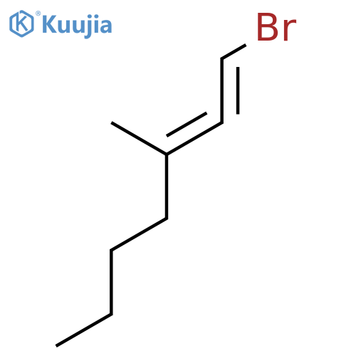 1,2-Heptadiene, 1-bromo-3-methyl- structure