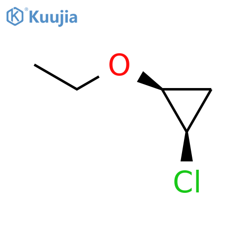 Cyclopropane, 1-chloro-2-ethoxy-, cis- structure