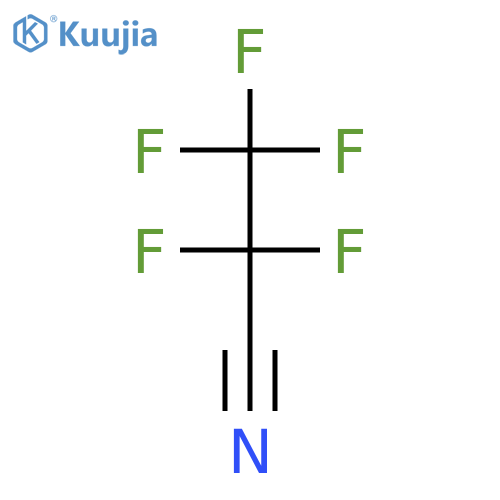 Propanenitrile,2,2,3,3,3-pentafluoro- structure
