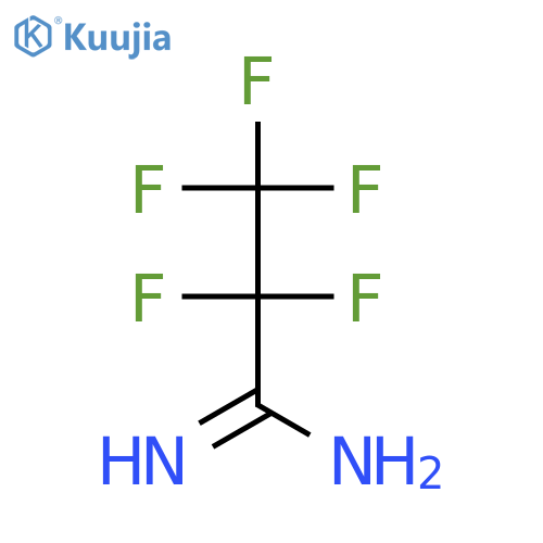 Pentafluoropropylamidine structure