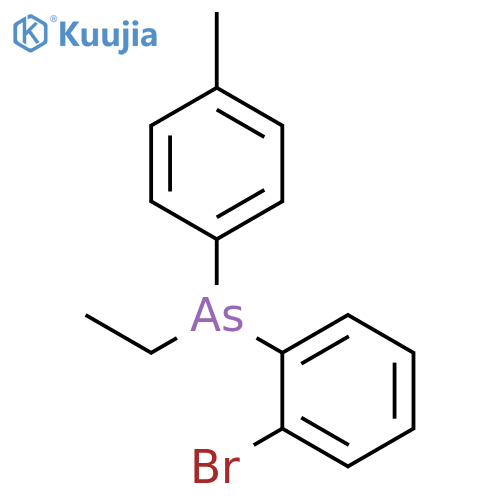 Arsine, (2-bromophenyl)ethyl(4-methylphenyl)- structure