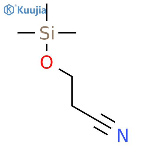 3-(TRIMETHYLSILYLOXY)PROPIONITRILE structure