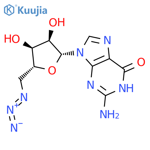 5’-Azido-5’-deoxyguanosine structure