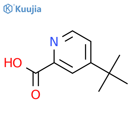 4-tert-butylpyridine-2-carboxylic acid structure
