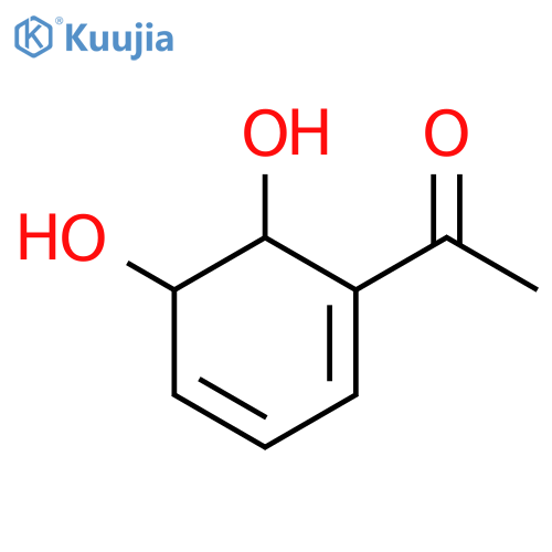 Ethanone, 1-(5,6-dihydroxy-1,3-cyclohexadien-1-yl)- structure