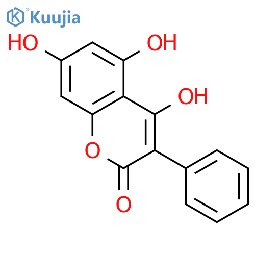 2H-1-Benzopyran-2-one,4,5,7-trihydroxy-3-phenyl- structure