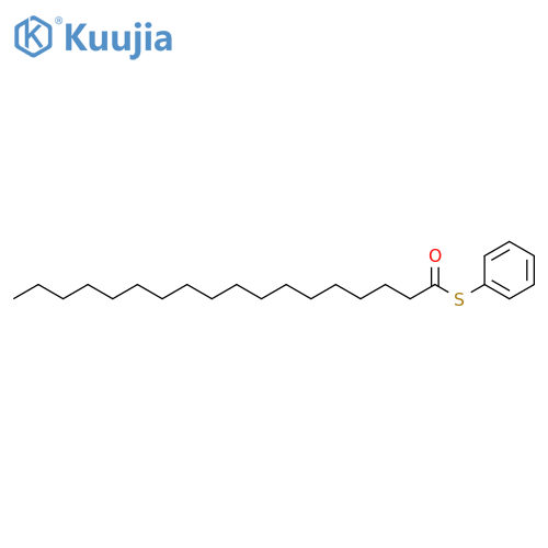 Octadecanethioic acid, S-phenyl ester structure