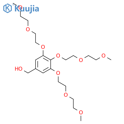 Benzenemethanol, 3,4,5-tris[2-(2-methoxyethoxy)ethoxy]- structure