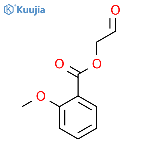 Benzoic acid, 2-methoxy-, 2-oxoethyl ester structure
