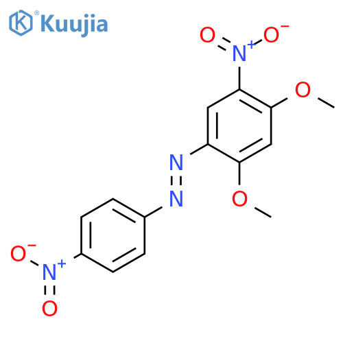 Diazene, (2,4-dimethoxy-5-nitrophenyl)(4-nitrophenyl)- structure