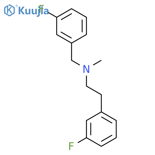 Benzeneethanamine, 3-fluoro-N-[(3-fluorophenyl)methyl]-N-methyl- structure