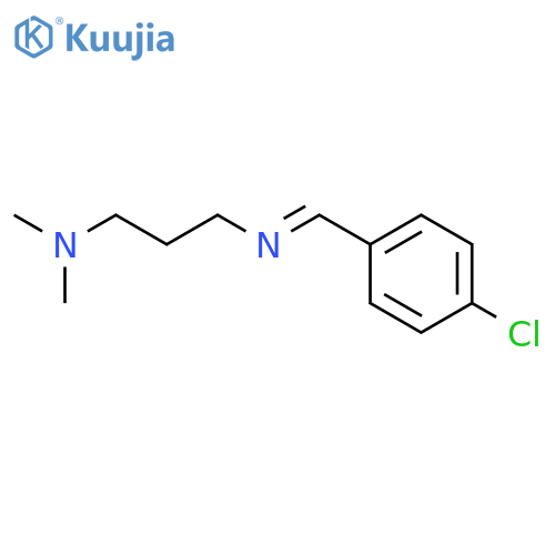 1,3-Propanediamine, N'-[(4-chlorophenyl)methylene]-N,N-dimethyl- structure