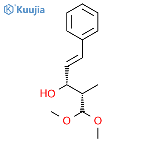 1-Penten-3-ol, 5,5-dimethoxy-4-methyl-1-phenyl-, (1E,3R,4S)- structure