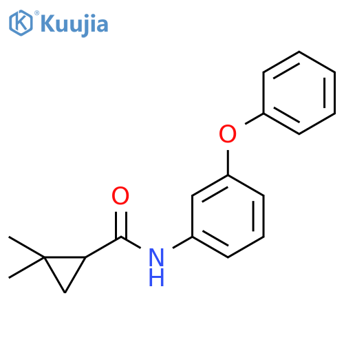 Cyclopropanecarboxamide, 2,2-dimethyl-N-(3-phenoxyphenyl)- structure