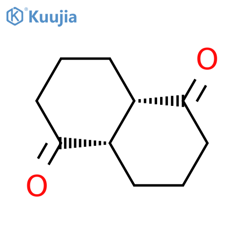 (4aS,8aS)-Octahydronaphthalene-1,5-dione structure