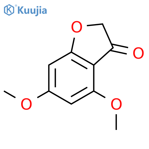 4,6-dimethoxy-2,3-dihydro-1-benzofuran-3-one structure