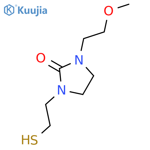 2-Imidazolidinone, 1-(2-mercaptoethyl)-3-(2-methoxyethyl)- structure