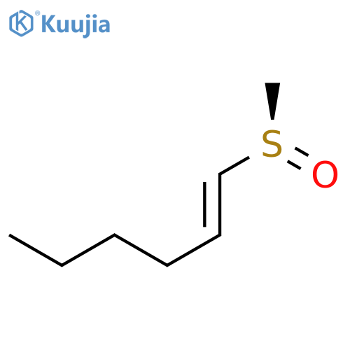 1-Hexene, 1-[(R)-methylsulfinyl]-, (1E)- structure