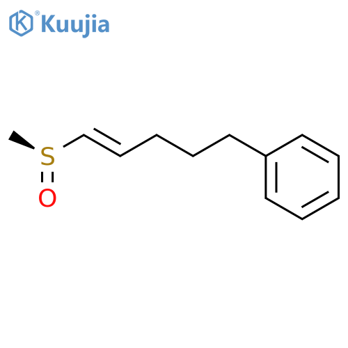 Benzene, [(4E)-5-[(S)-methylsulfinyl]-4-pentenyl]- structure