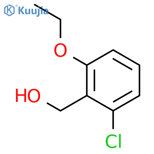 Benzenemethanol, 2-chloro-6-ethoxy- structure