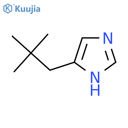4-(2,2-dimethylpropyl)-1H-imidazole structure