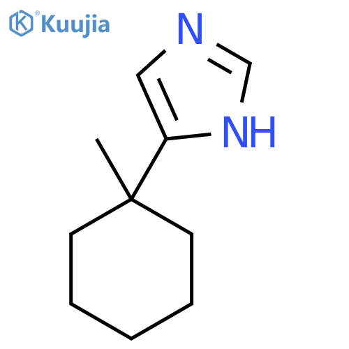4-(1-methylcyclohexyl)-1H-imidazole structure