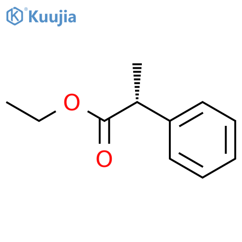 Benzeneacetic acid, a-methyl-, ethyl ester, (aS)- structure