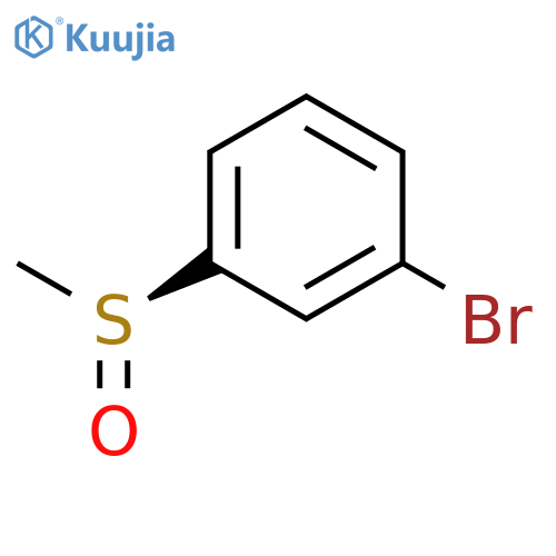 Benzene, 1-bromo-3-[(S)-methylsulfinyl]- structure