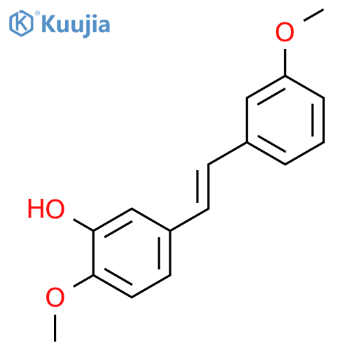 Phenol, 2-methoxy-5-[(1E)-2-(3-methoxyphenyl)ethenyl]- structure