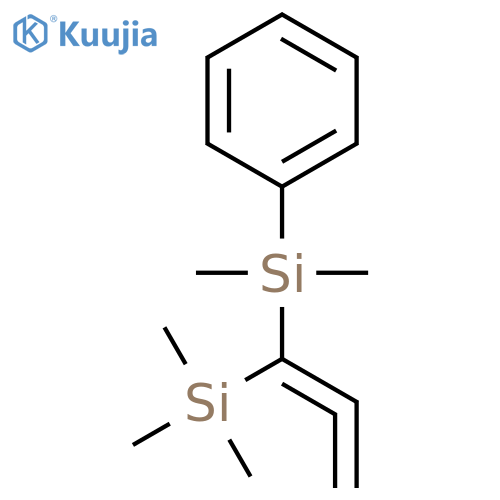Silane, [1-(dimethylphenylsilyl)-1,2-propadienyl]trimethyl- structure