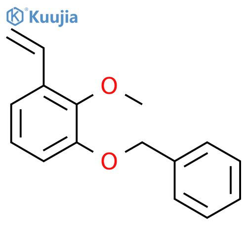 1-(Benzyloxy)-2-methoxy-3-vinylbenzene structure