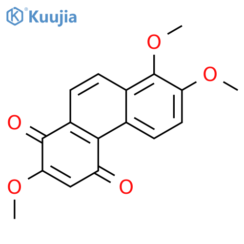 1,4-Phenanthrenedione, 2,7,8-trimethoxy- structure