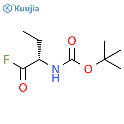 Carbamic acid,[(1S)-1-(fluorocarbonyl)propyl]-, 1,1-dimethylethyl ester (9CI) structure